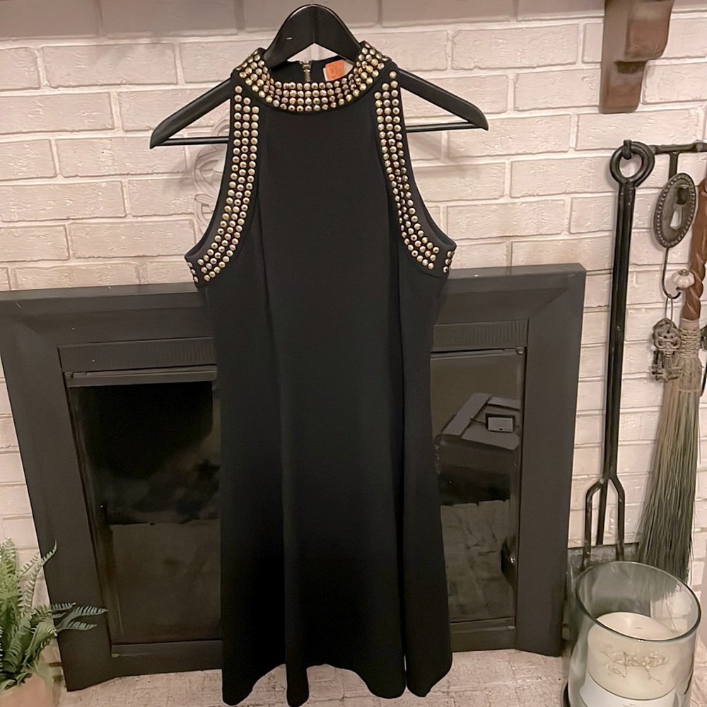 Black cocktail dress